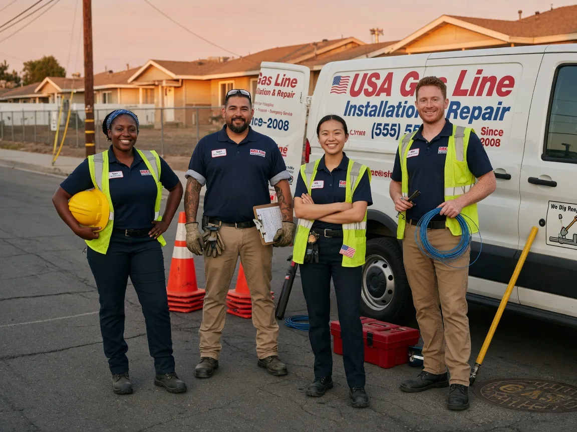 Gas Line Installation company in Ellinwood, KS